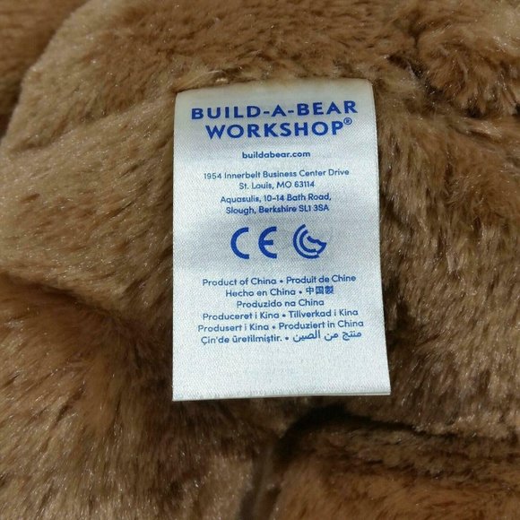 BAB Build a Bear Cub Stuffed Animal Teddy Toy 16 inch Brown - Picture 3 of 6